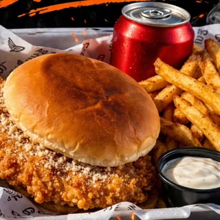 Chicken sandwich meal