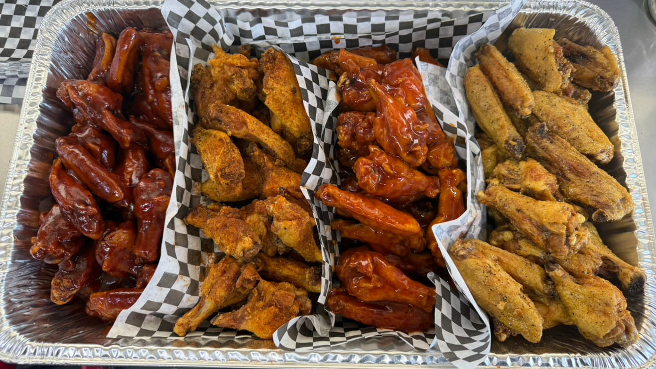 96 Pieces Wings (Up to 8 Flavors).